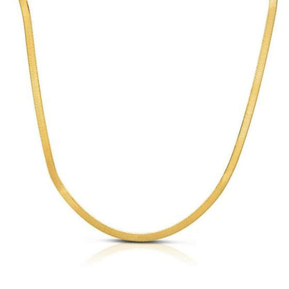 1.5mm 14k Yellow Gold Super Flex Herringbone Chain | Richard Cannon Jewelry