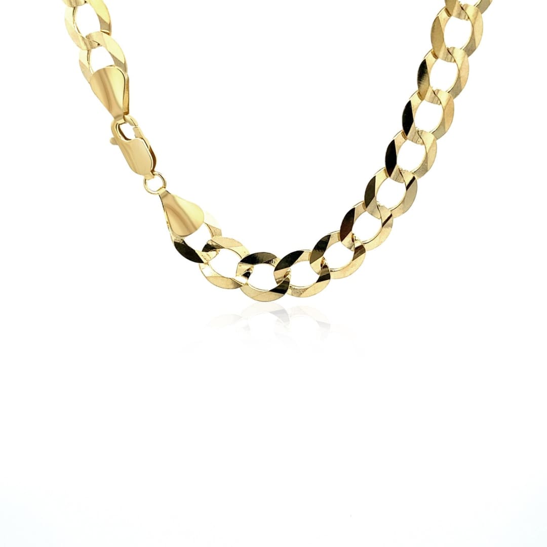 10k Yellow Gold Curb Chain (8.20 mm) | Richard Cannon Jewelry