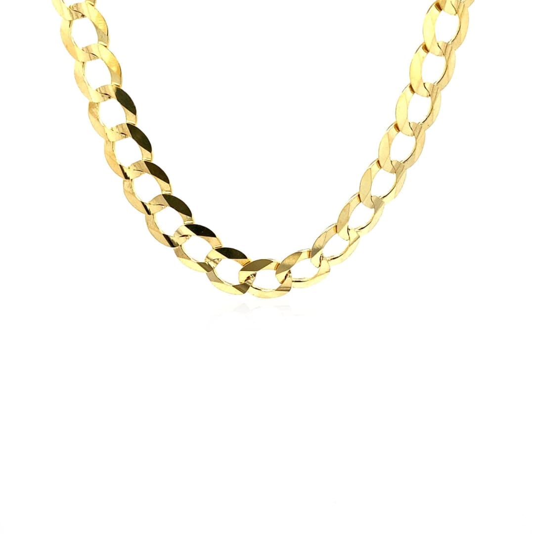 10k Yellow Gold Curb Chain (8.20 mm) | Richard Cannon Jewelry