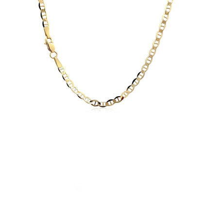 10k Yellow Gold Mariner Link Chain (3.20 mm) | Richard Cannon Jewelry