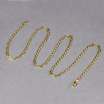 10k Yellow Gold Mariner Link Chain (3.20 mm) | Richard Cannon Jewelry