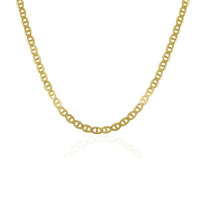 10k Yellow Gold Mariner Link Chain (3.20 mm) | Richard Cannon Jewelry