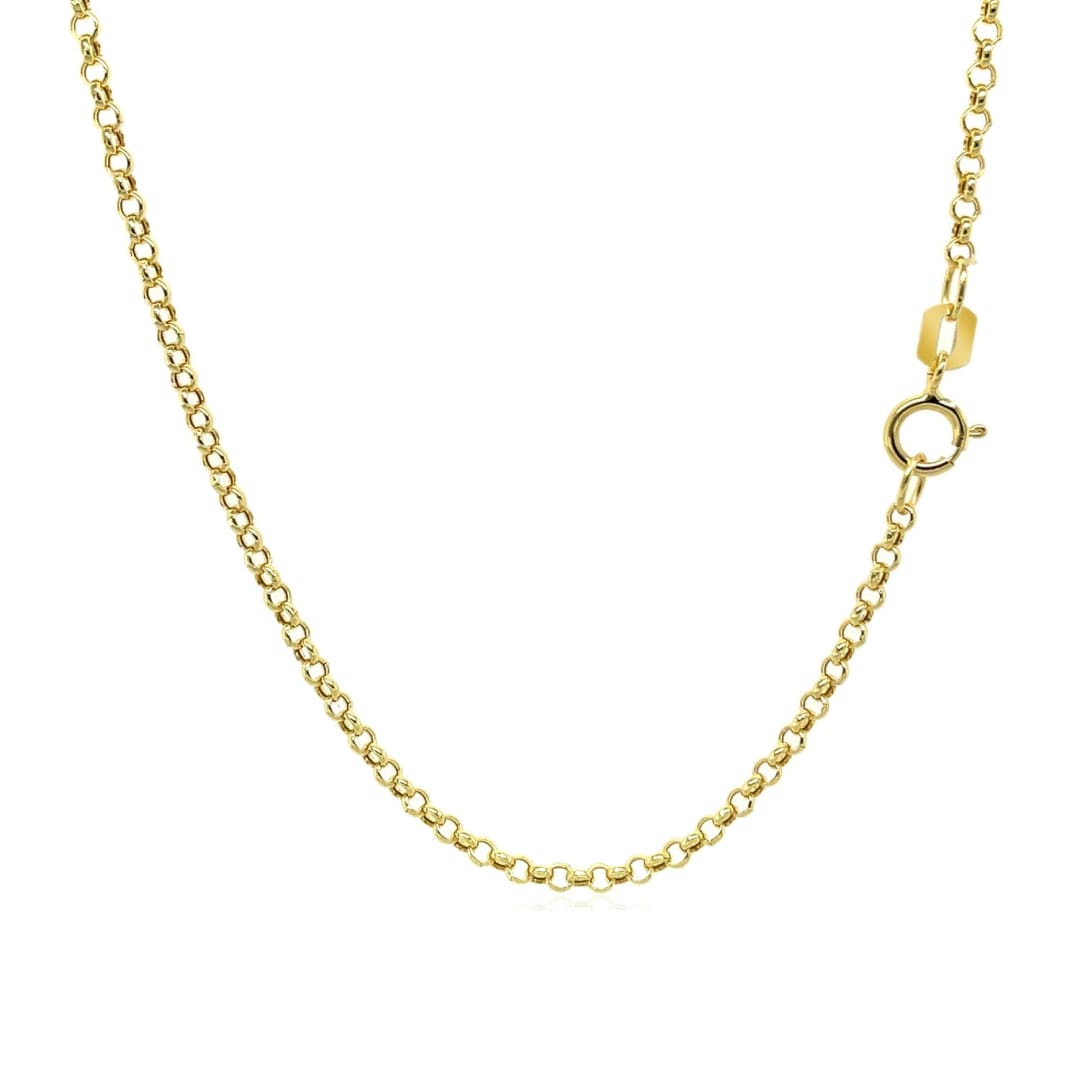 10k Yellow Gold Rolo Chain 1.9mm | Richard Cannon Jewelry