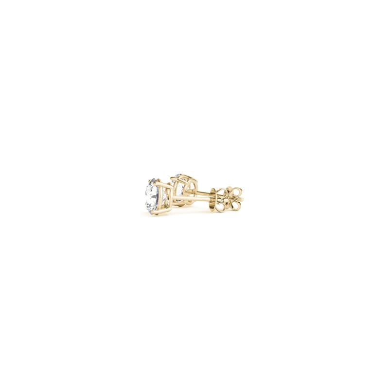 1/2 cttw Lab Grown Round Diamond Stud Earrings 14k Yellow Gold (G/VS2) | Richard Cannon