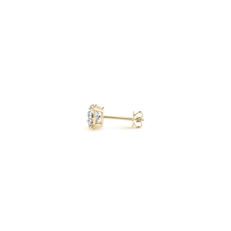 1/2 cttw Lab Grown Round Diamond Stud Earrings 14k Yellow Gold (G/VS2) | Richard Cannon