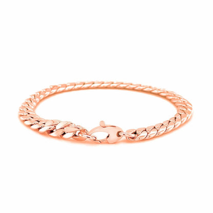 14K Rose Gold Cuban Link Bracelet | Richard Cannon Jewelry