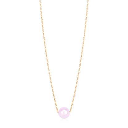 14k Rose Gold Pearl Solitaire Necklace | Richard Cannon Jewelry