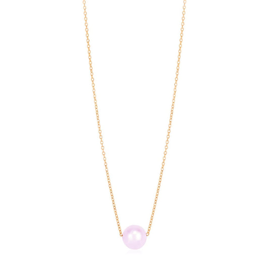 14k Rose Gold Pearl Solitaire Necklace | Richard Cannon Jewelry