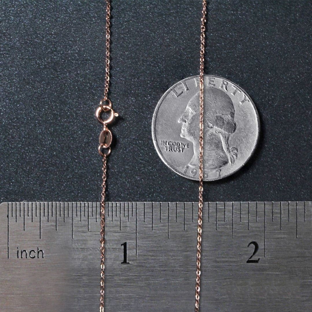 14k Rose Gold Polished Mini Heart Necklace | Richard Cannon Jewelry