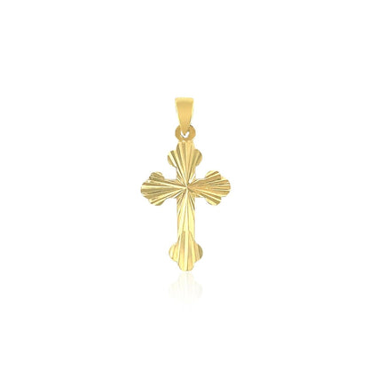 14k Tri Color Gold Cross Pendant | Richard Cannon Jewelry