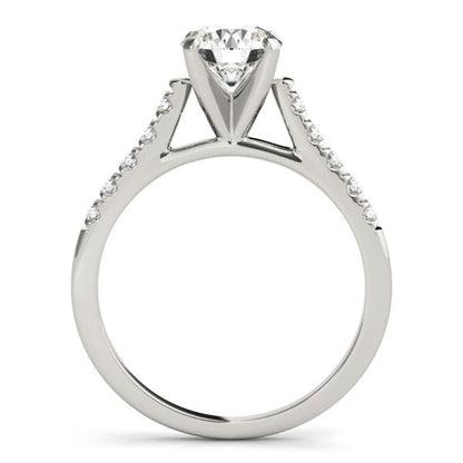 14k White Gold Cathedral Design Diamond Engagement Ring (1 1/8 cttw) | Richard Cannon