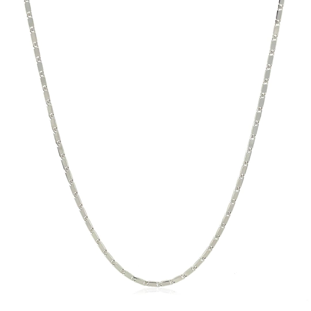 14k White Gold Lumina Pendant Chain 1.0mm | Richard Cannon Jewelry