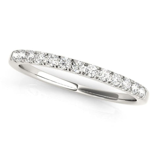 14k White Gold Timeless Diamond Wedding Ring (1/5 cttw) | Richard Cannon Jewelry