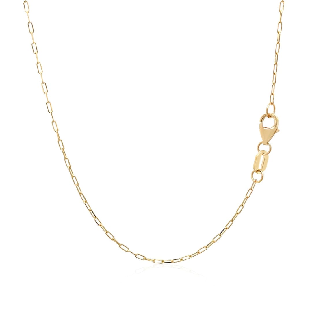 14k Yellow Gold 18 inch Necklace with Polished Butterflies and Beads | Richard Cannon