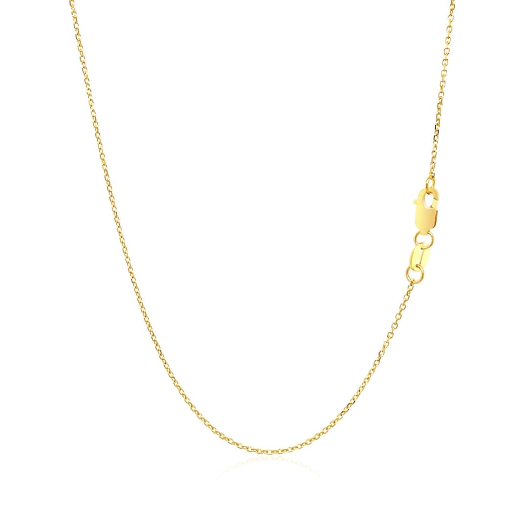 14k Yellow Gold Bar Pendant with Diamonds | Richard Cannon Jewelry