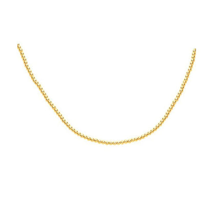 14k Yellow Gold Bead Chain (3mm) | Richard Cannon Jewelry