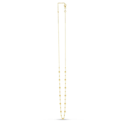 14k Yellow Gold Bead Necklace | Richard Cannon Jewelry