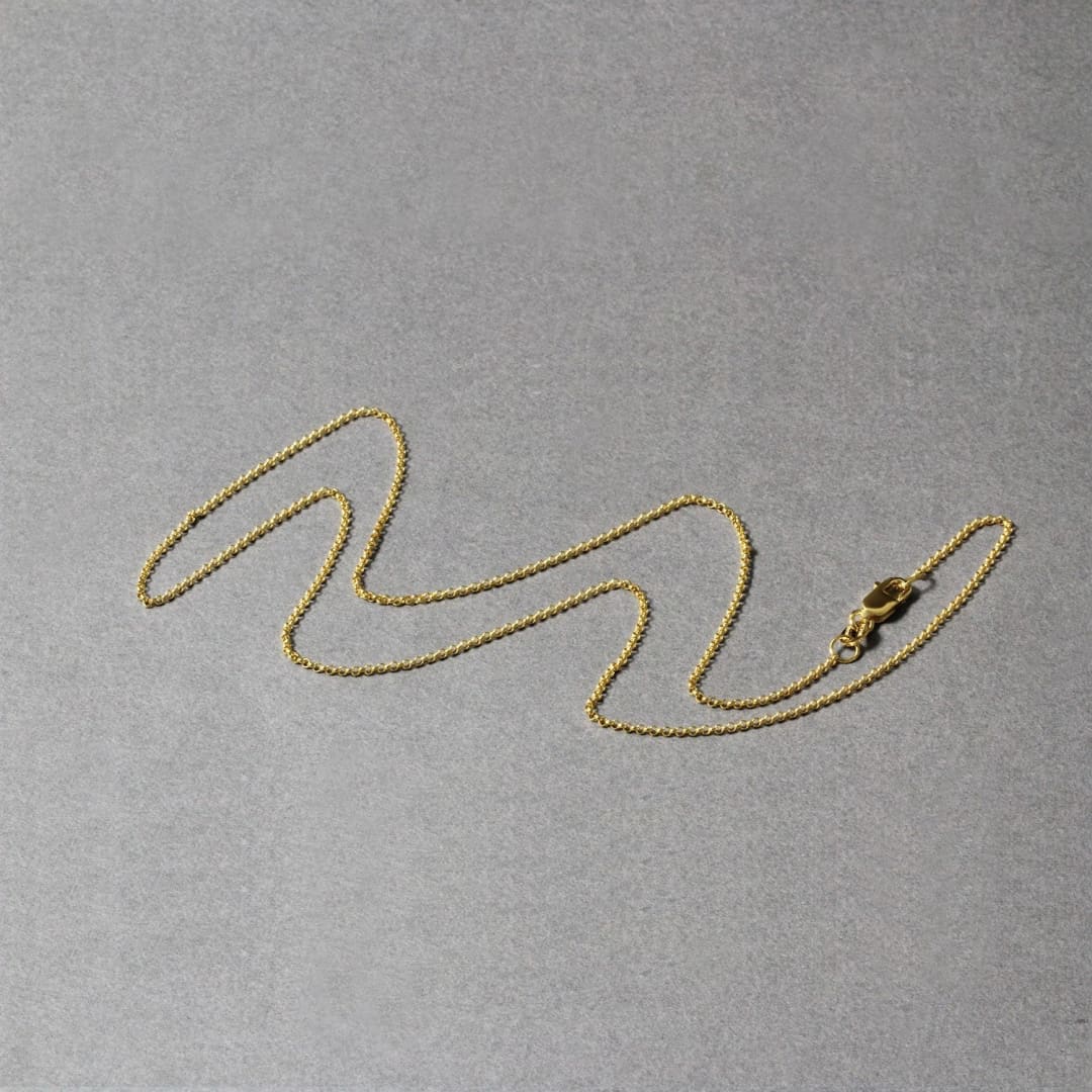 14k Yellow Gold Diamond Cut Rolo Chain 1.1mm | Richard Cannon Jewelry