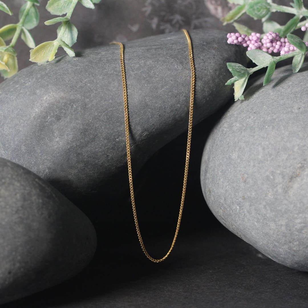 14k Yellow Gold Gourette Chain 1.0mm | Richard Cannon Jewelry