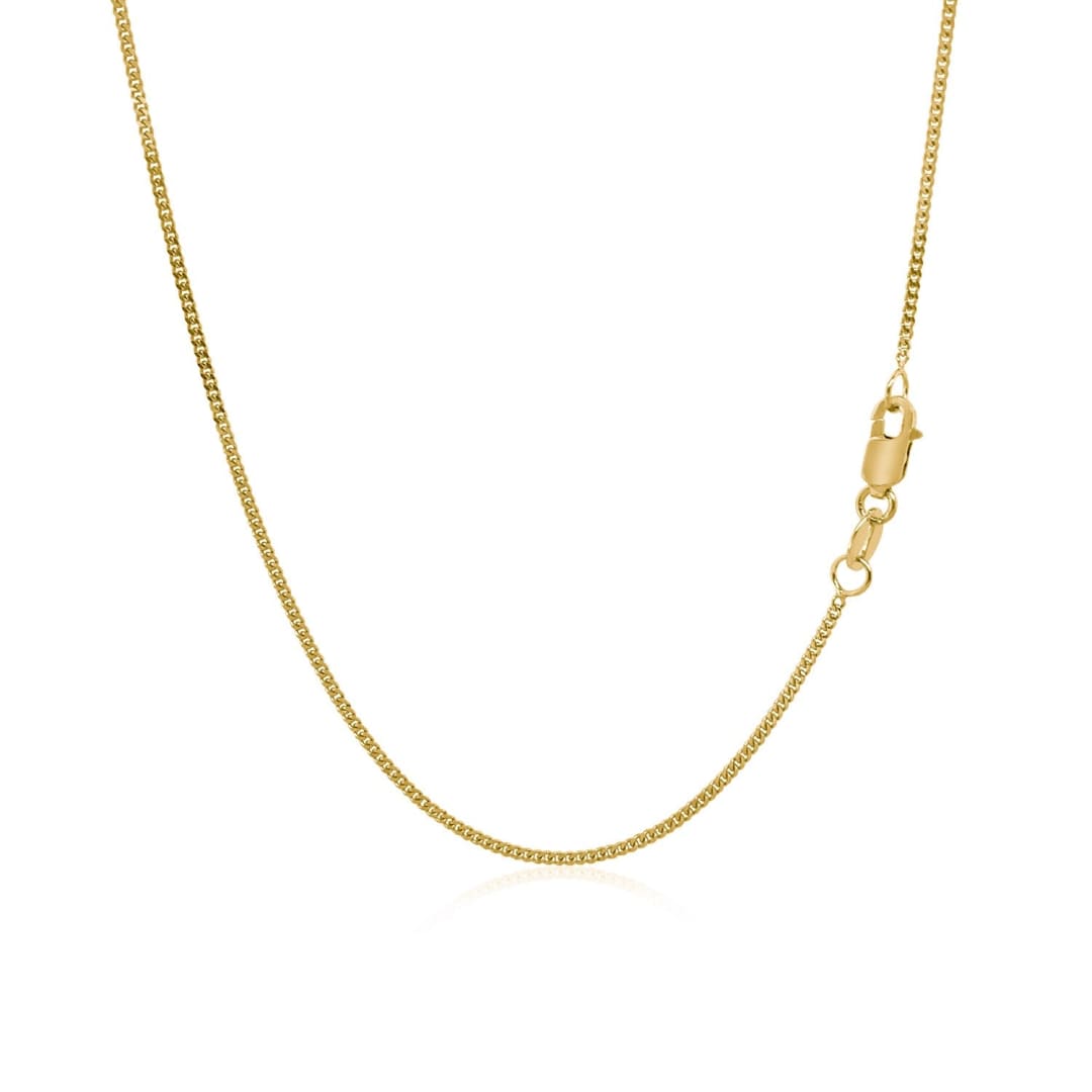 14k Yellow Gold Gourette Chain 1.0mm | Richard Cannon Jewelry