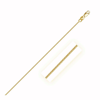 14k Yellow Gold Gourette Chain 1.0mm | Richard Cannon Jewelry