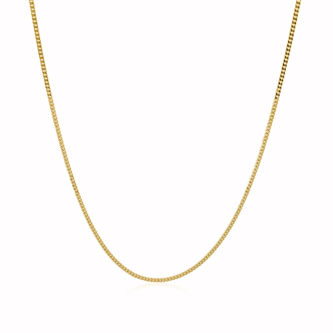 14k Yellow Gold Gourette Chain 1.0mm | Richard Cannon Jewelry