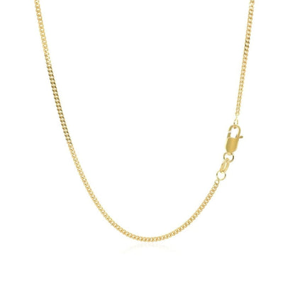 14k Yellow Gold Gourmette Chain 1.5mm | Richard Cannon Jewelry
