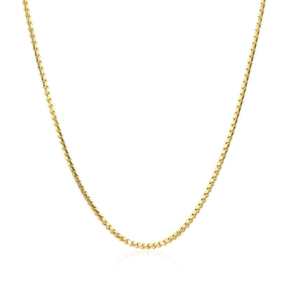 14k Yellow Gold Ice Chain 1.3mm | Richard Cannon Jewelry