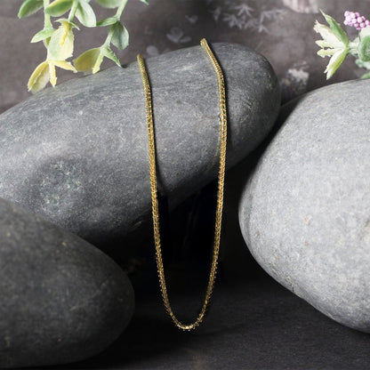 14k Yellow Gold Ice Chain 1.3mm | Richard Cannon Jewelry