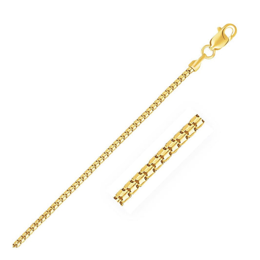 14k Yellow Gold Ice Chain 1.3mm | Richard Cannon Jewelry