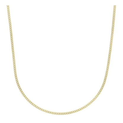 14k Yellow Gold Light Gourmette Chain (2.20 mm) | Richard Cannon Jewelry
