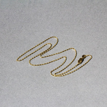 14k Yellow Gold Lumina Pendant Chain 0.9mm | Richard Cannon Jewelry