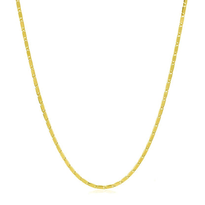 14k Yellow Gold Lumina Pendant Chain 1.0mm | Richard Cannon Jewelry