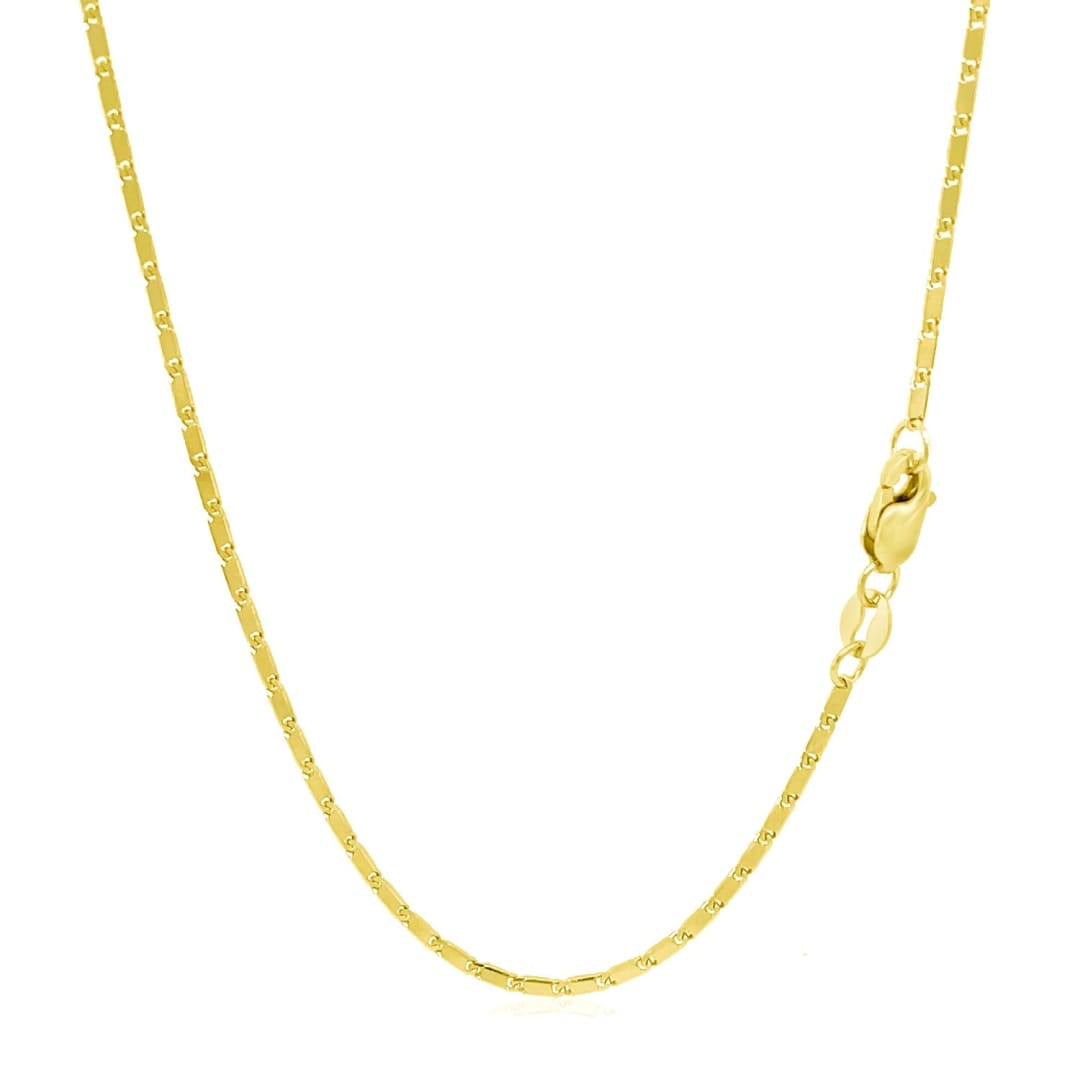 14k Yellow Gold Lumina Pendant Chain 1.0mm | Richard Cannon Jewelry