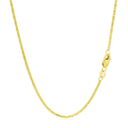 14k Yellow Gold Lumina Pendant Chain 1.0mm | Richard Cannon Jewelry