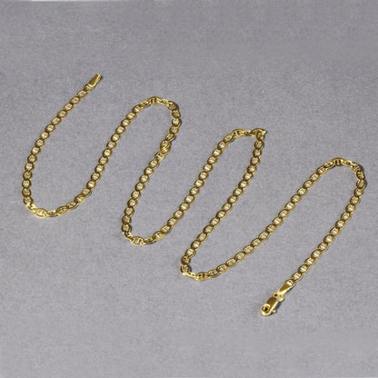 14k Yellow Gold Mariner Link Chain (3.20 mm) | Richard Cannon Jewelry
