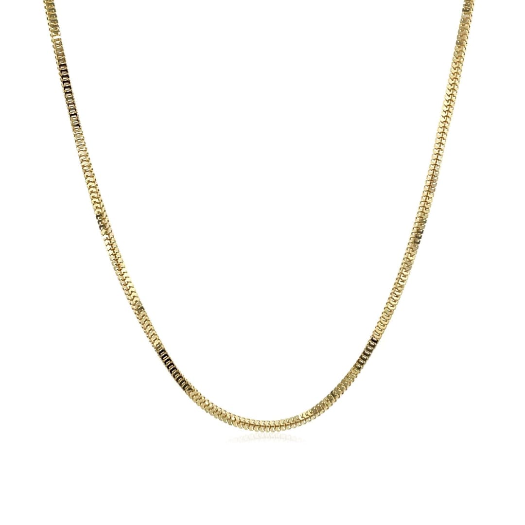 14k Yellow Gold Milano Chain 1.1mm | Richard Cannon Jewelry