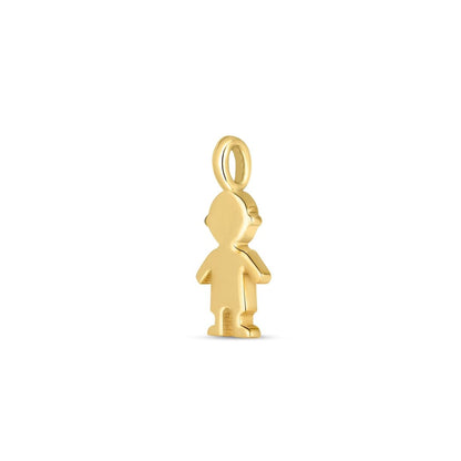 14k Yellow Gold Mini Boy Charm | Richard Cannon Jewelry