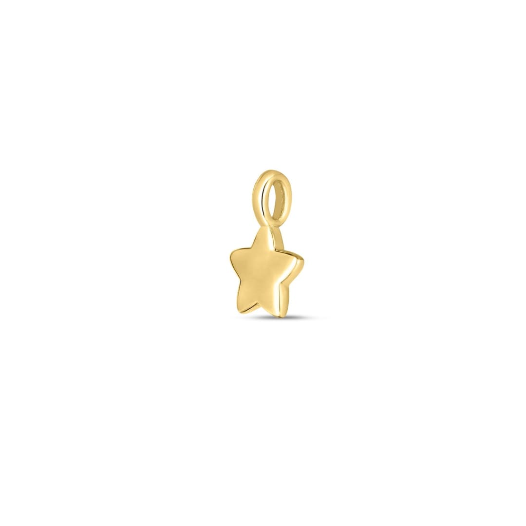 14k Yellow Gold Mini Star Charm | Richard Cannon Jewelry