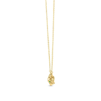 14k Yellow Gold Panther Head Necklace | Richard Cannon Jewelry