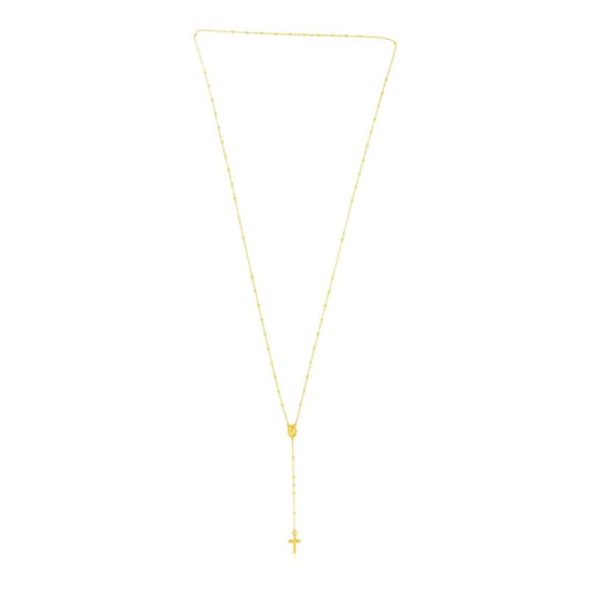 14k Yellow Gold Rosary Necklace | Richard Cannon Jewelry