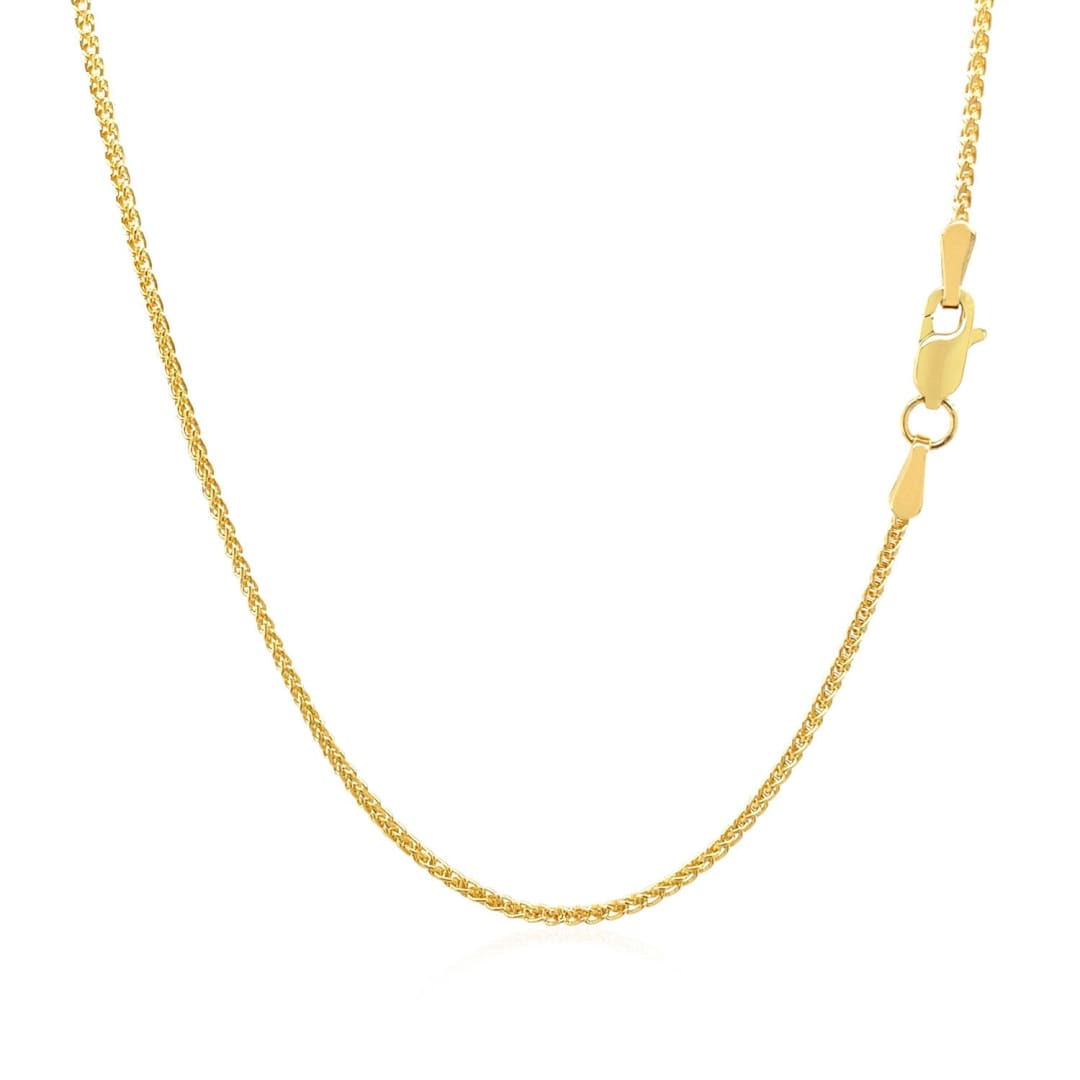 14k Yellow Gold Round Chain 1.2mm | Richard Cannon Jewelry
