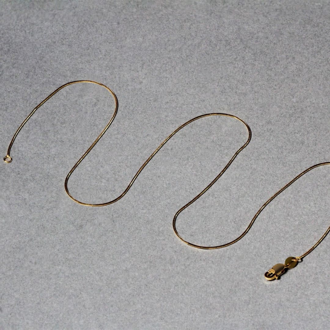 14k Yellow Gold Round Snake Chain 0.7mm | Richard Cannon Jewelry