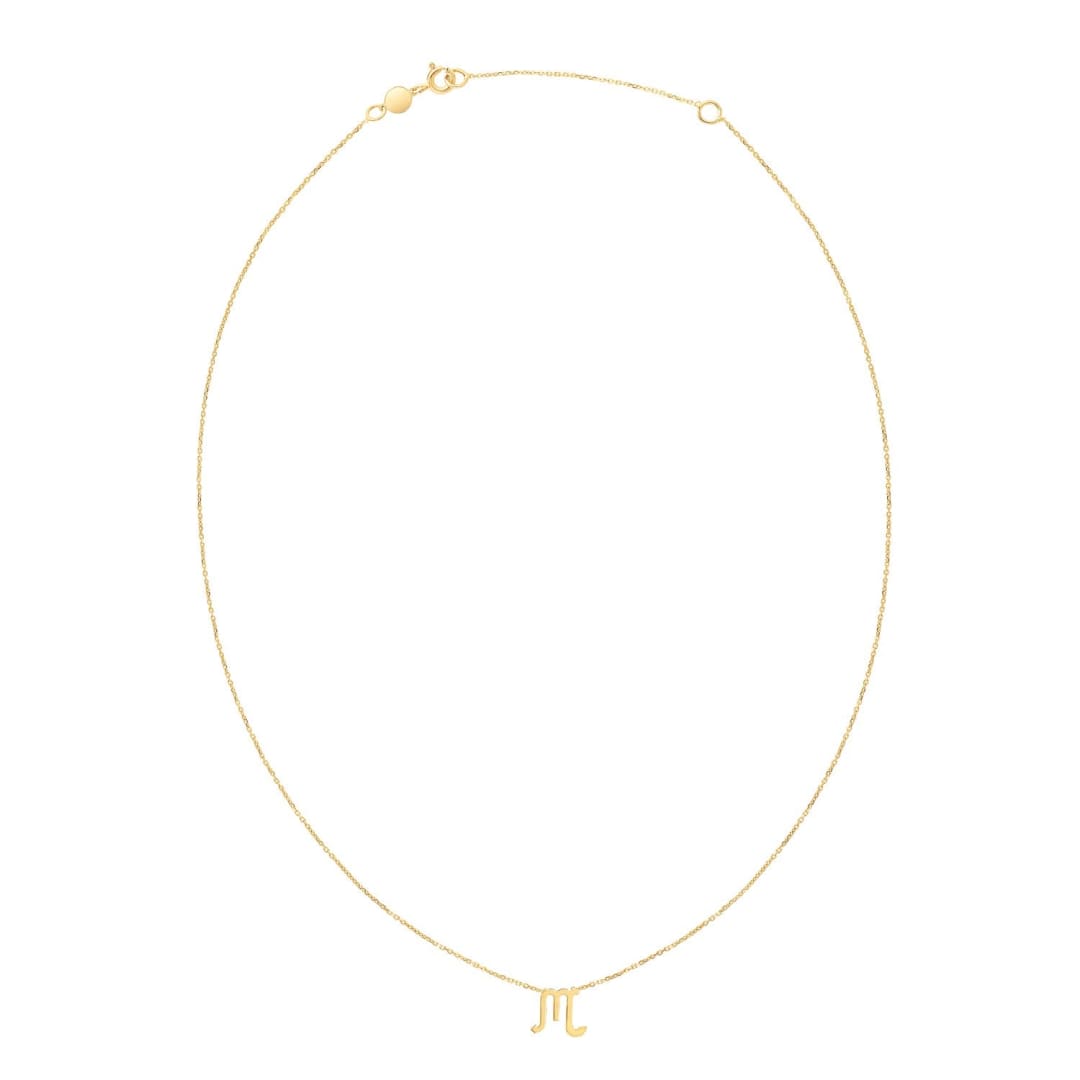 14K Yellow Gold Scorpio Necklace | Richard Cannon Jewelry