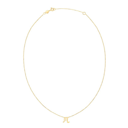 14K Yellow Gold Scorpio Necklace | Richard Cannon Jewelry