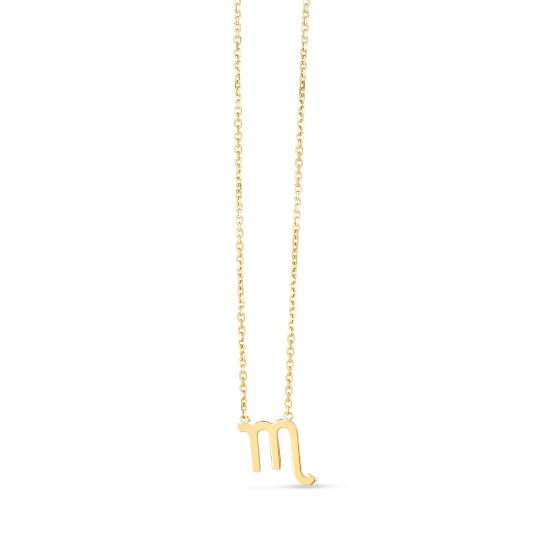 14K Yellow Gold Scorpio Necklace | Richard Cannon Jewelry