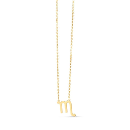 14K Yellow Gold Scorpio Necklace | Richard Cannon Jewelry