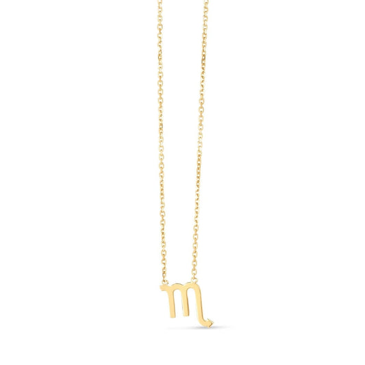 14K Yellow Gold Scorpio Necklace | Richard Cannon Jewelry