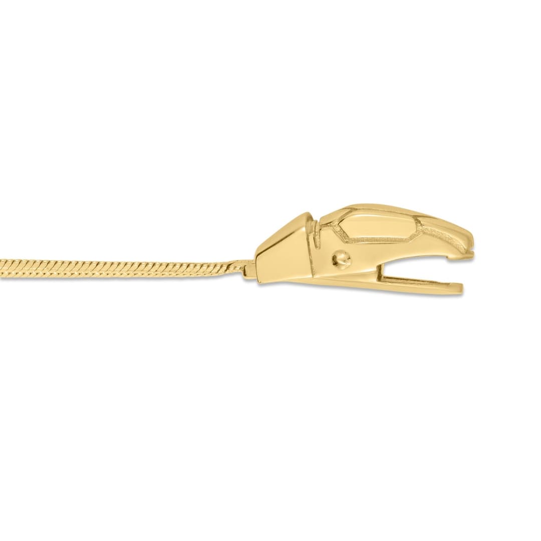 14k Yellow Gold Serpent Necklace | Richard Cannon Jewelry