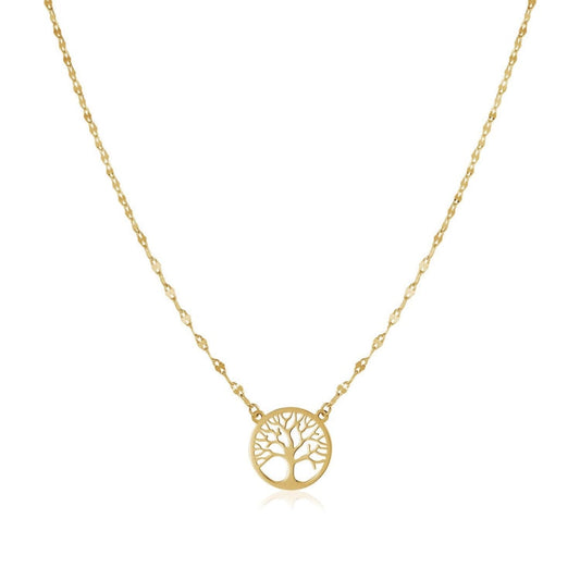 14K Yellow Gold Tree of Life Necklace | Richard Cannon Jewelry